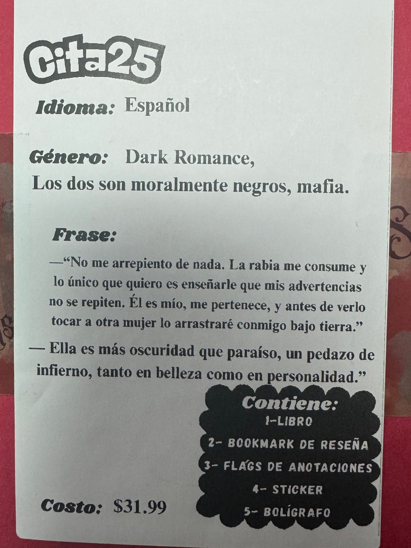 Citas a ciegas literarias