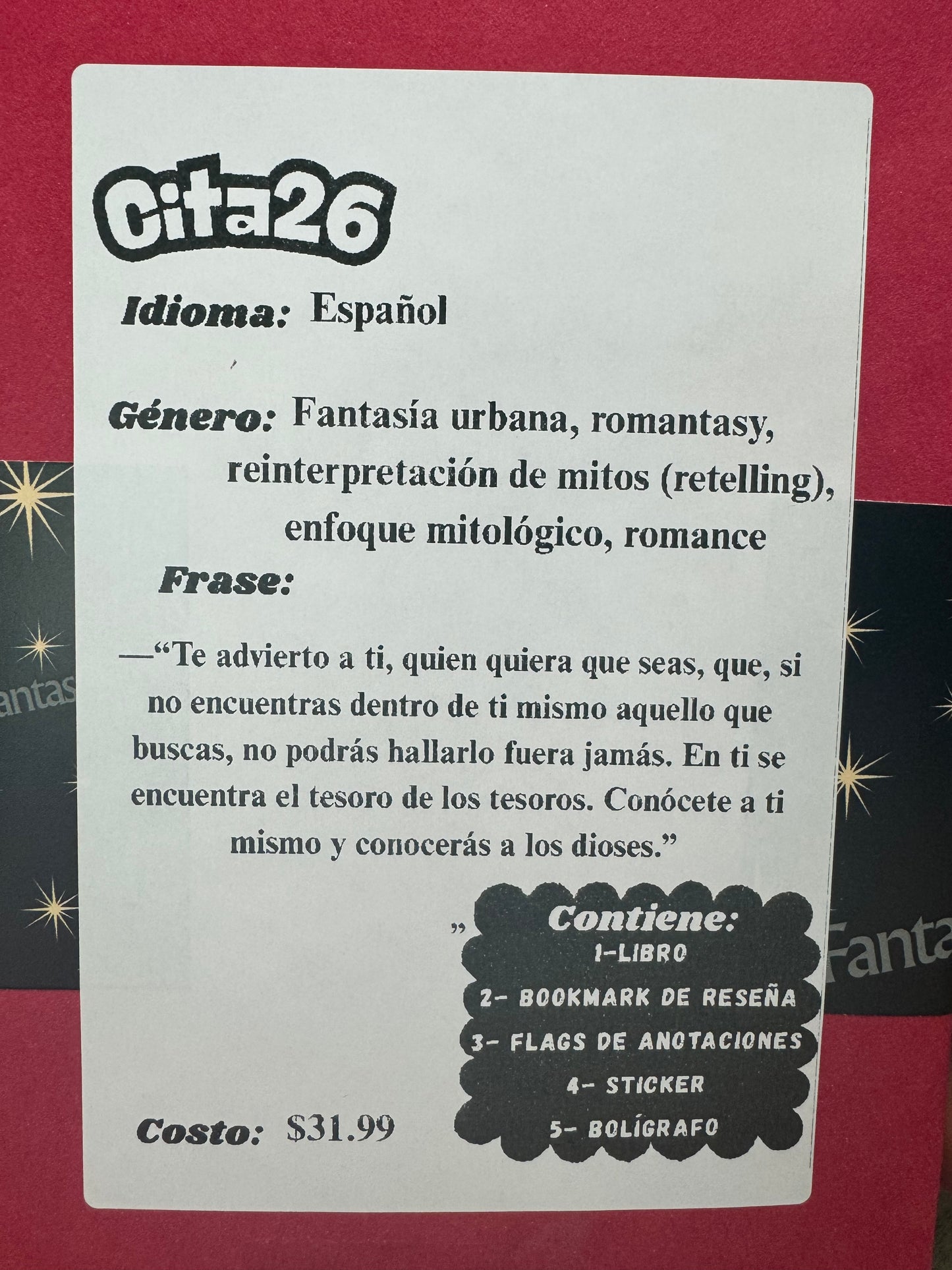 Citas a ciegas literarias