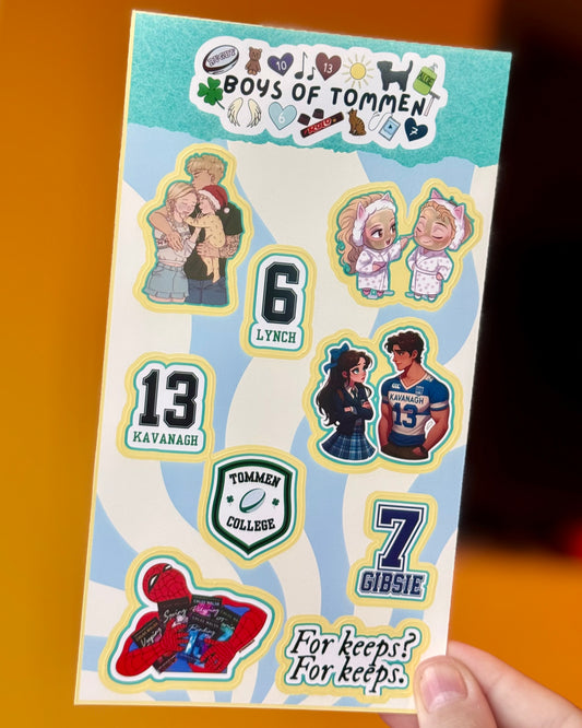 Boys of Tommen- Sticker Sheet