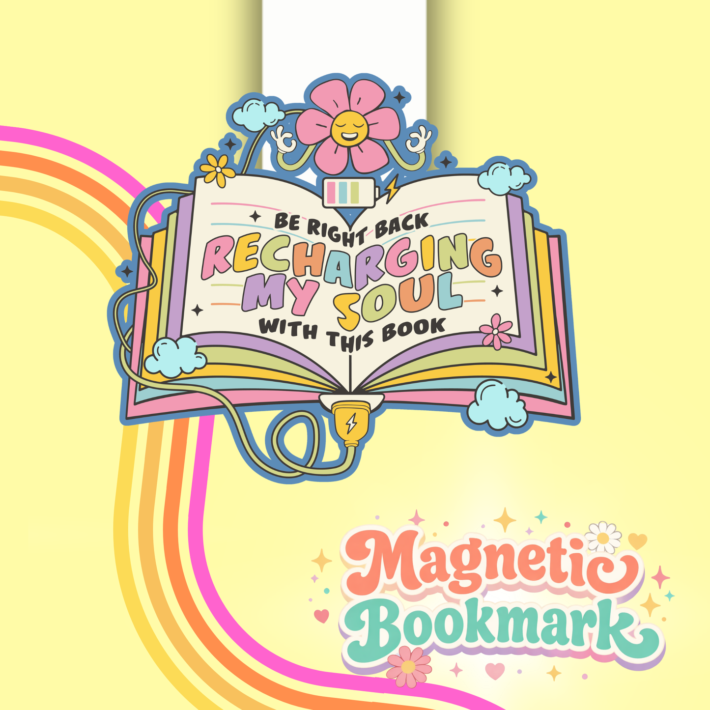 Recharging My Soul- Bookmark magnético￼