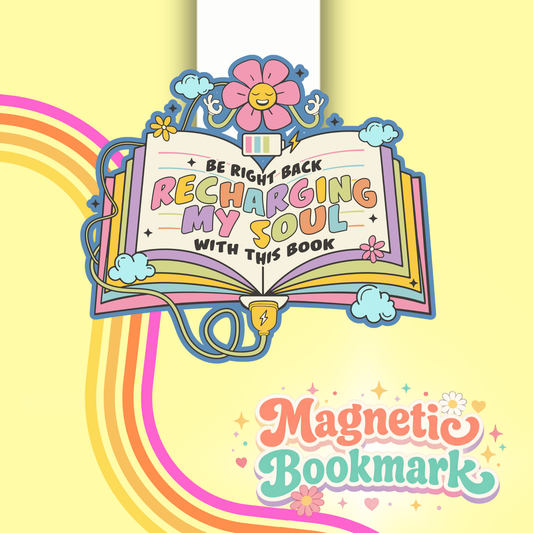 Recharging My Soul- Bookmark magnético￼