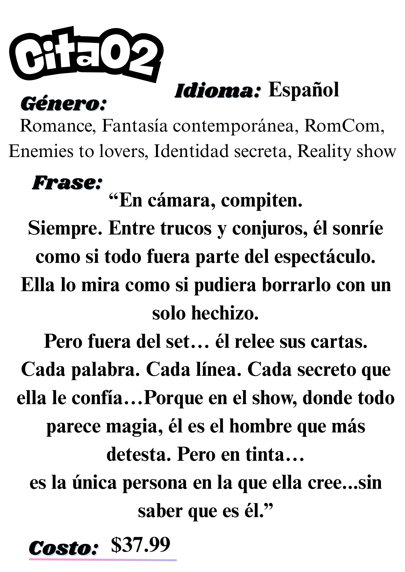 Citas a ciegas literarias