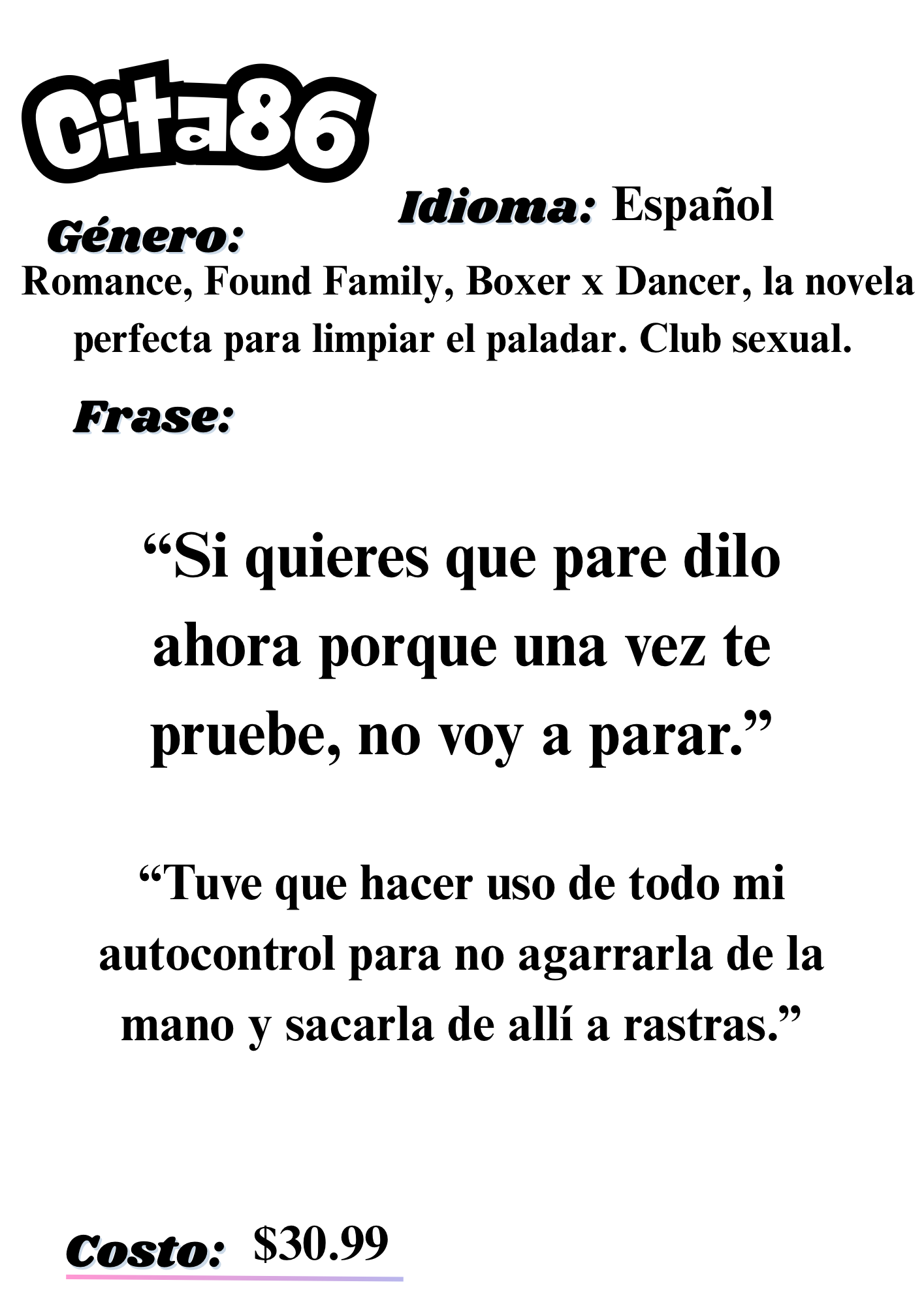 Citas a ciegas literarias