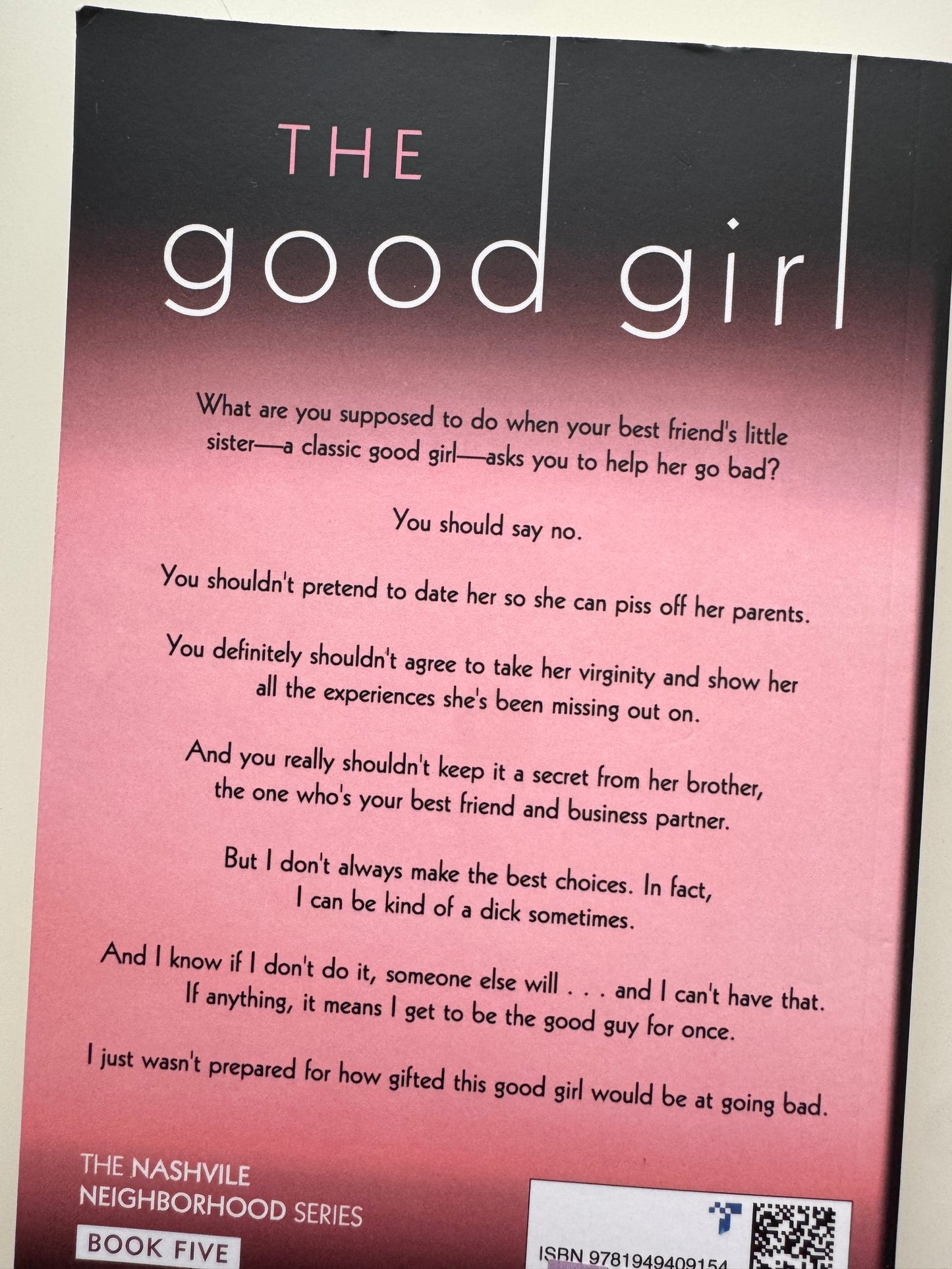 The Good Girl- (used or donated book)