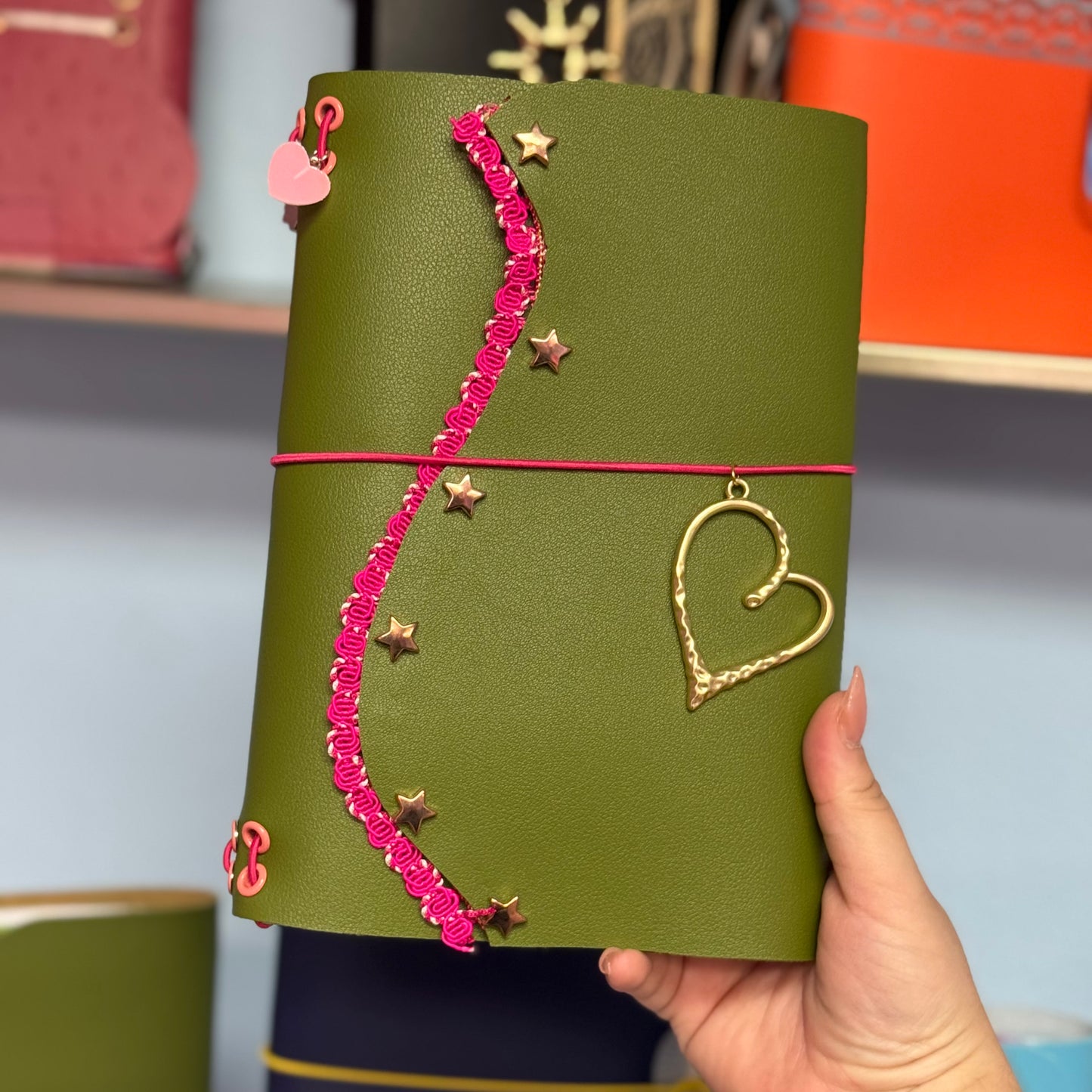 Travel Journal A5- Book and moon Crafts