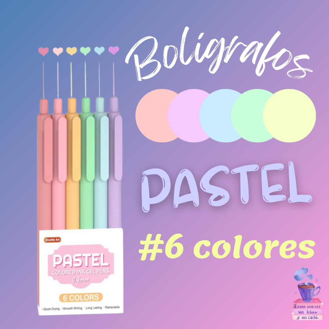 Pastel- Bolígrafos