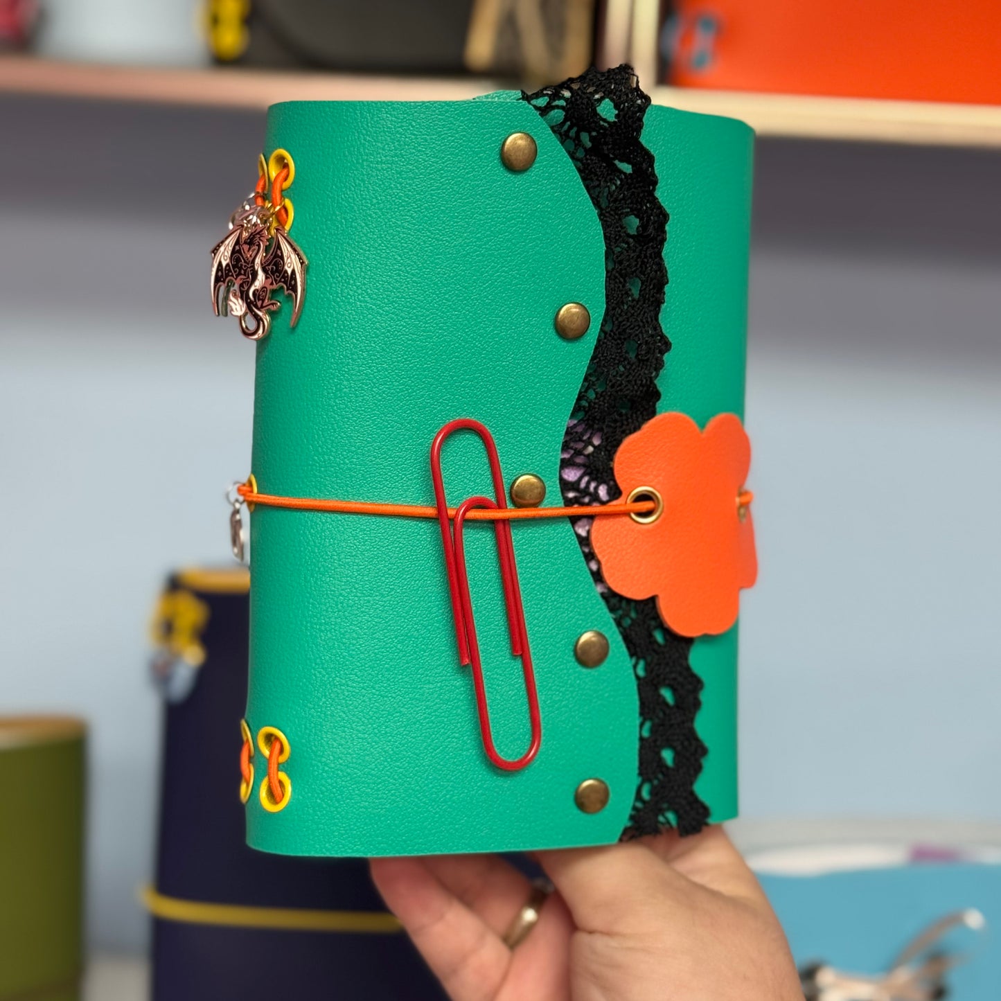 Travel Journal A6- Book and moon Crafts