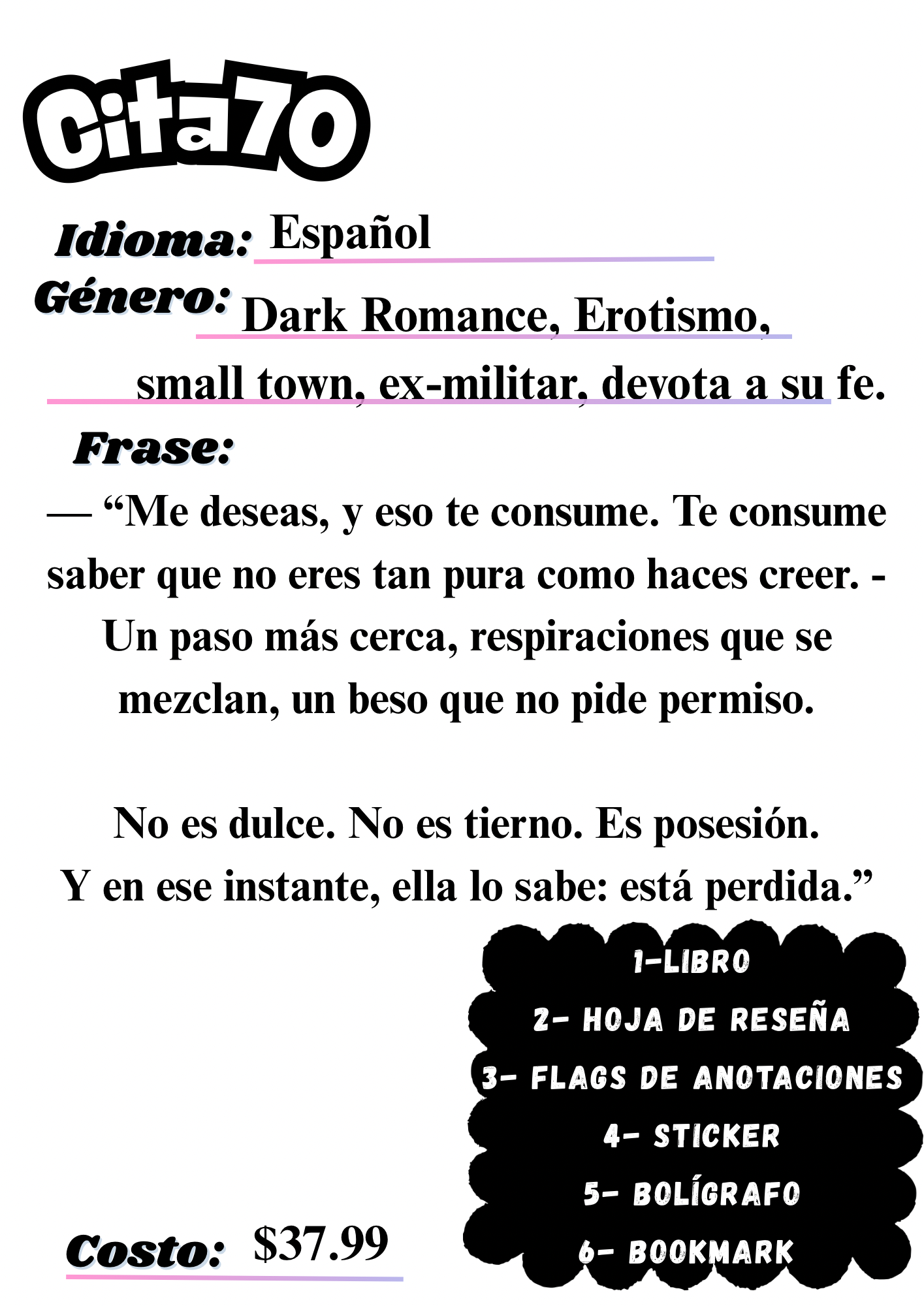Citas a ciegas literarias