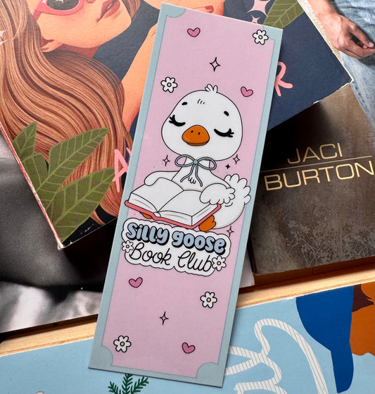 Silly goose Book club- Bookmark