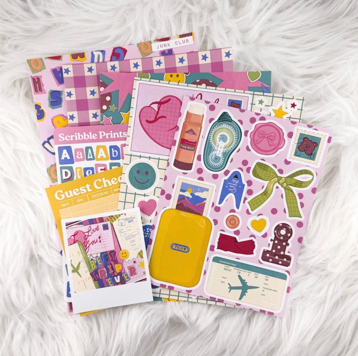 Junk Club- Junk Journal Sticker Kit