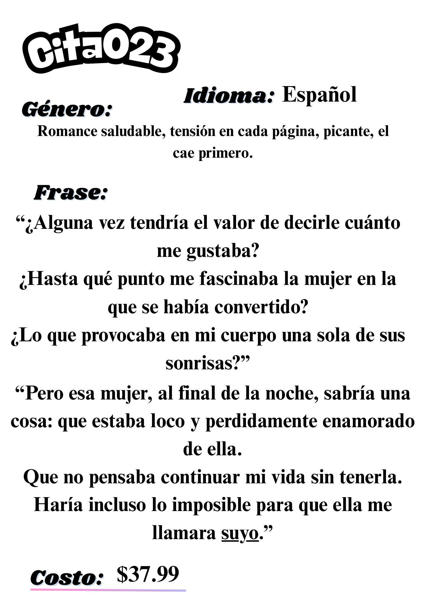 Citas a ciegas literarias