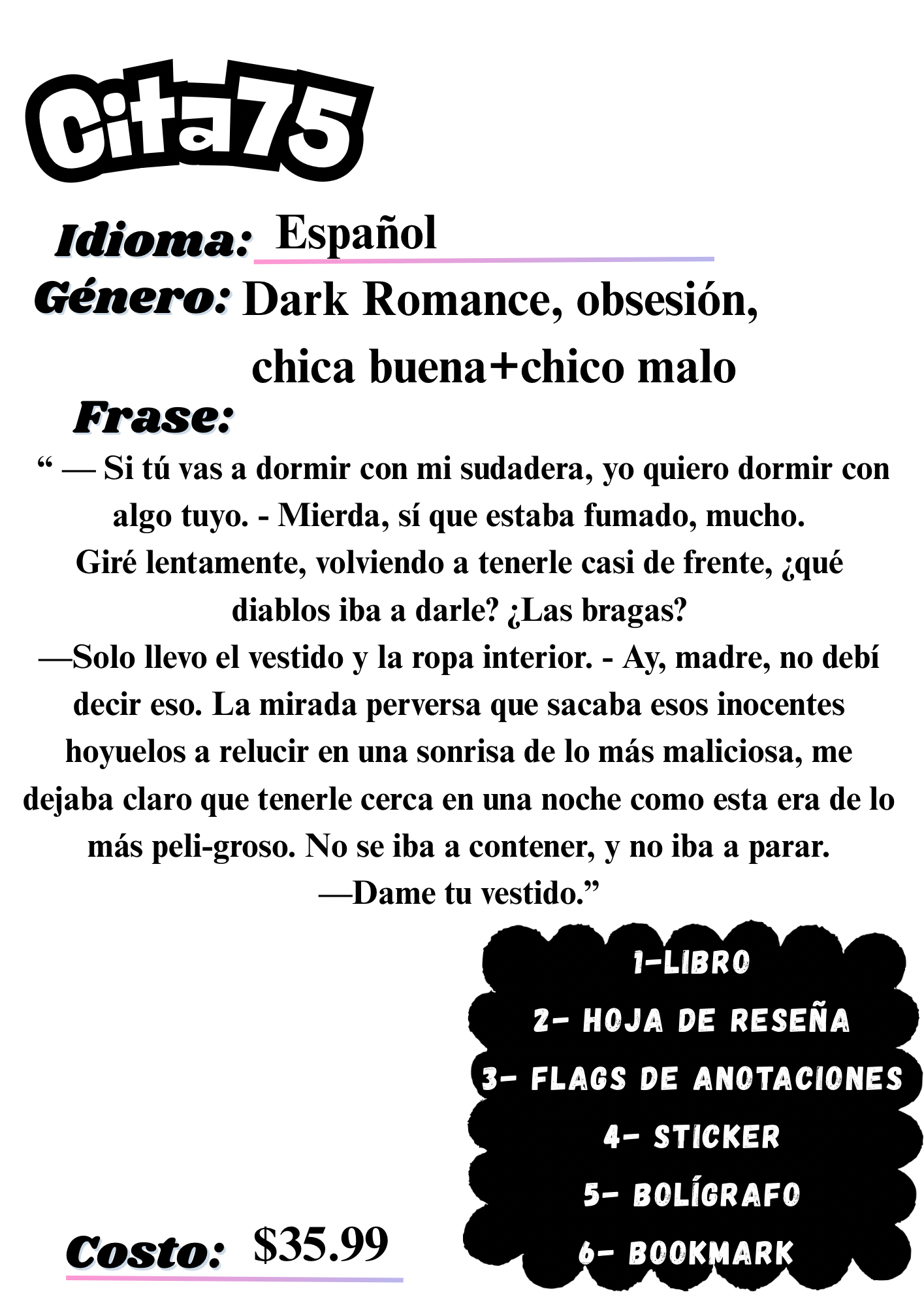 Citas a ciegas literarias