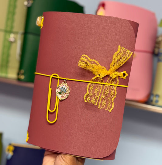 Travel Journal A5- Book and moon Crafts