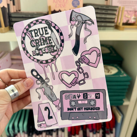 TRUE CRIME obsessed- Kindle insert