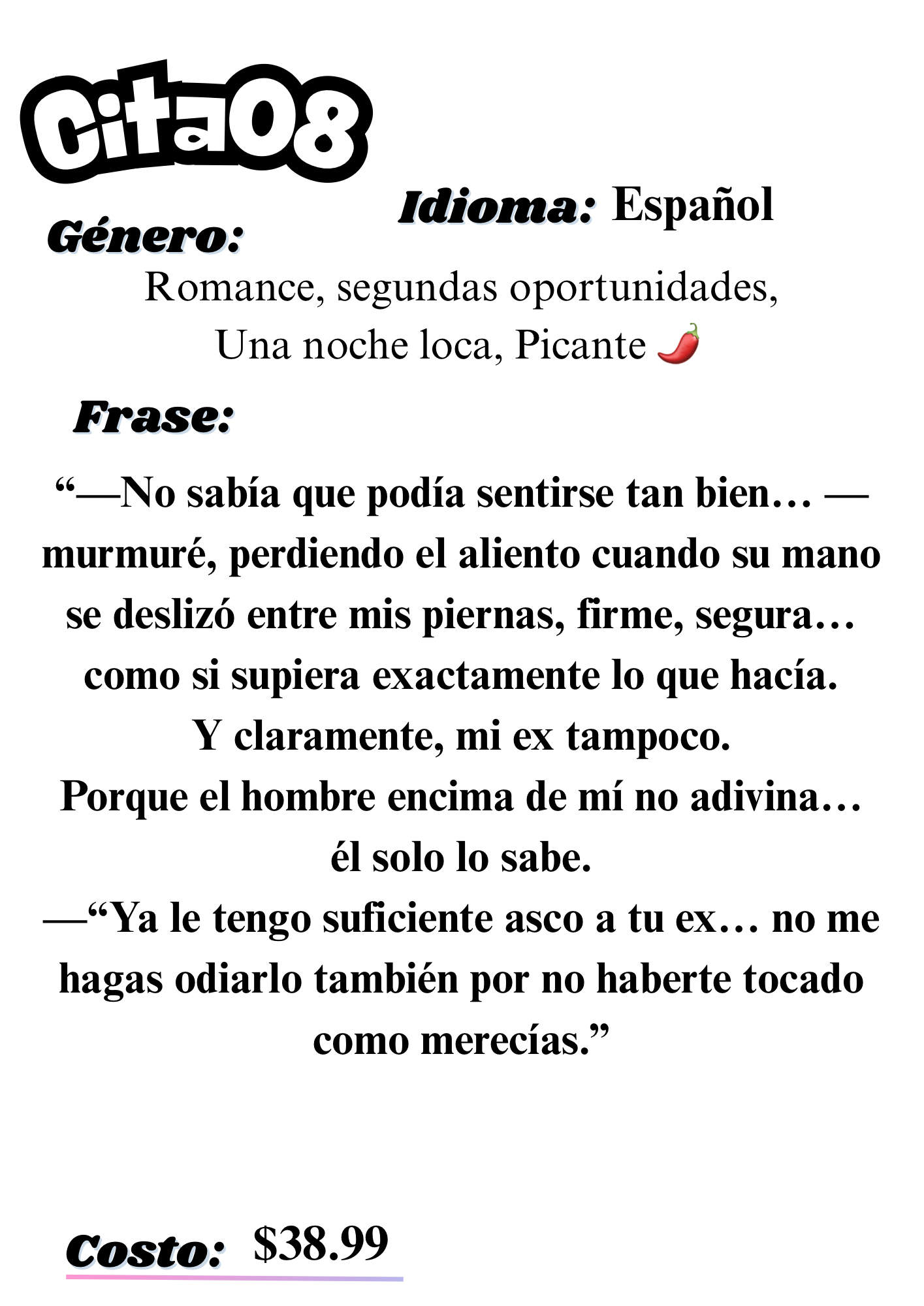 Citas a ciegas literarias