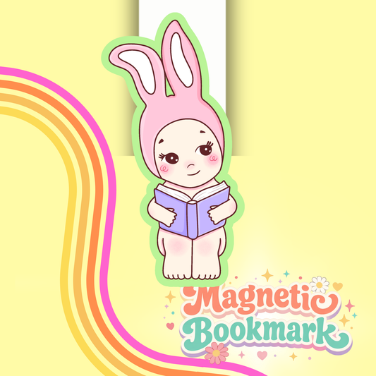 Sunny Angel Bunny- Bookmark magnético