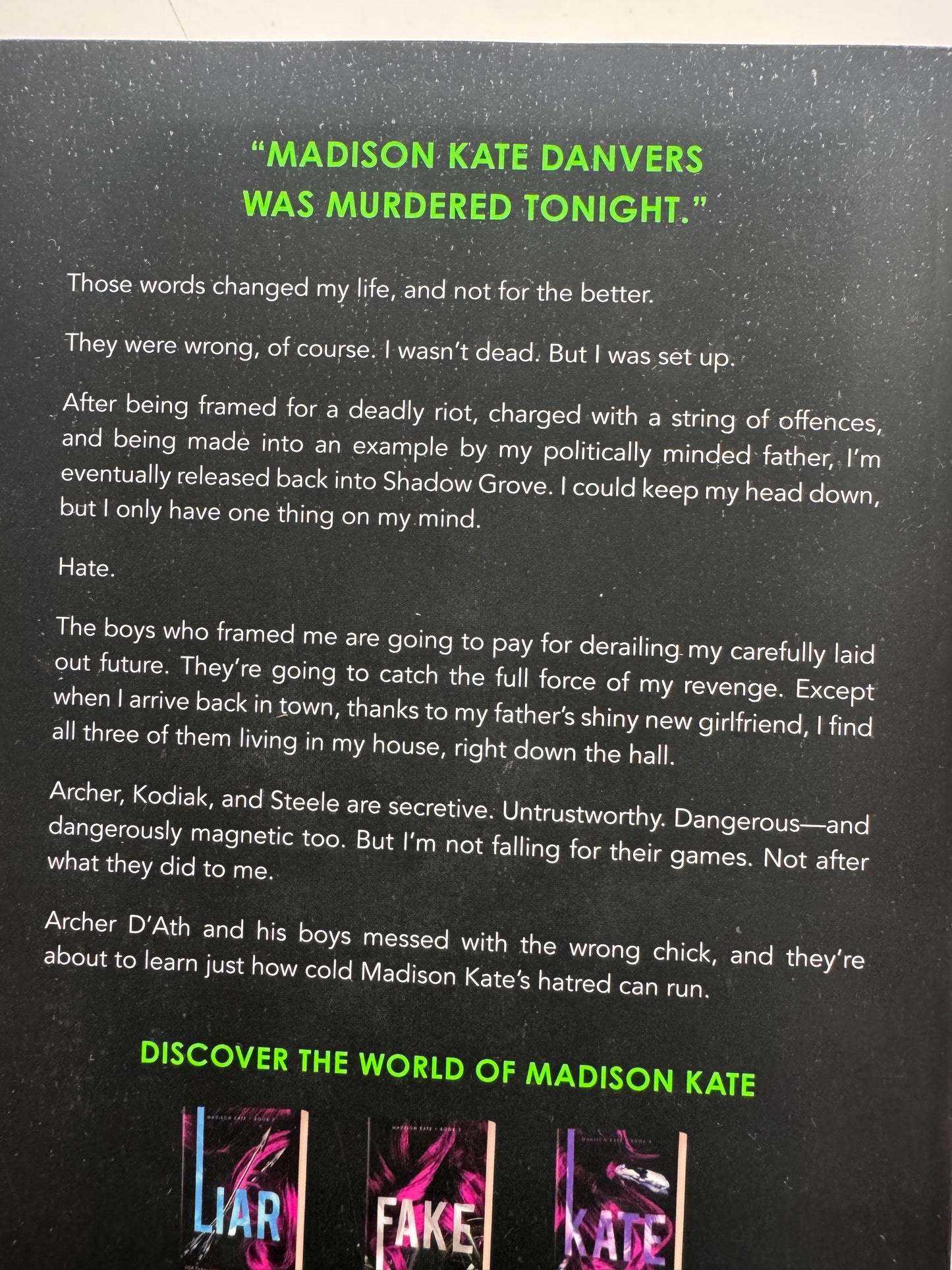 Hate- (used or donated book)