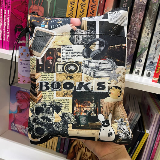 Collage books- Funda Literaria
