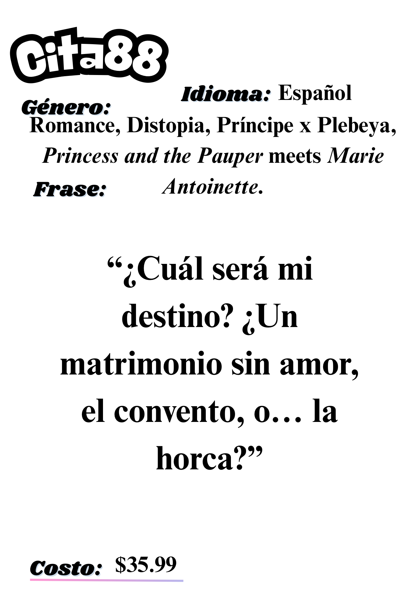 Citas a ciegas literarias