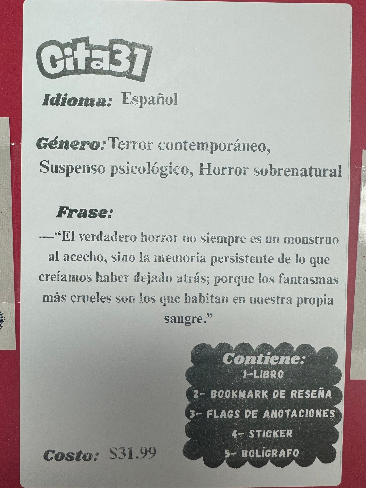 Citas a ciegas literarias
