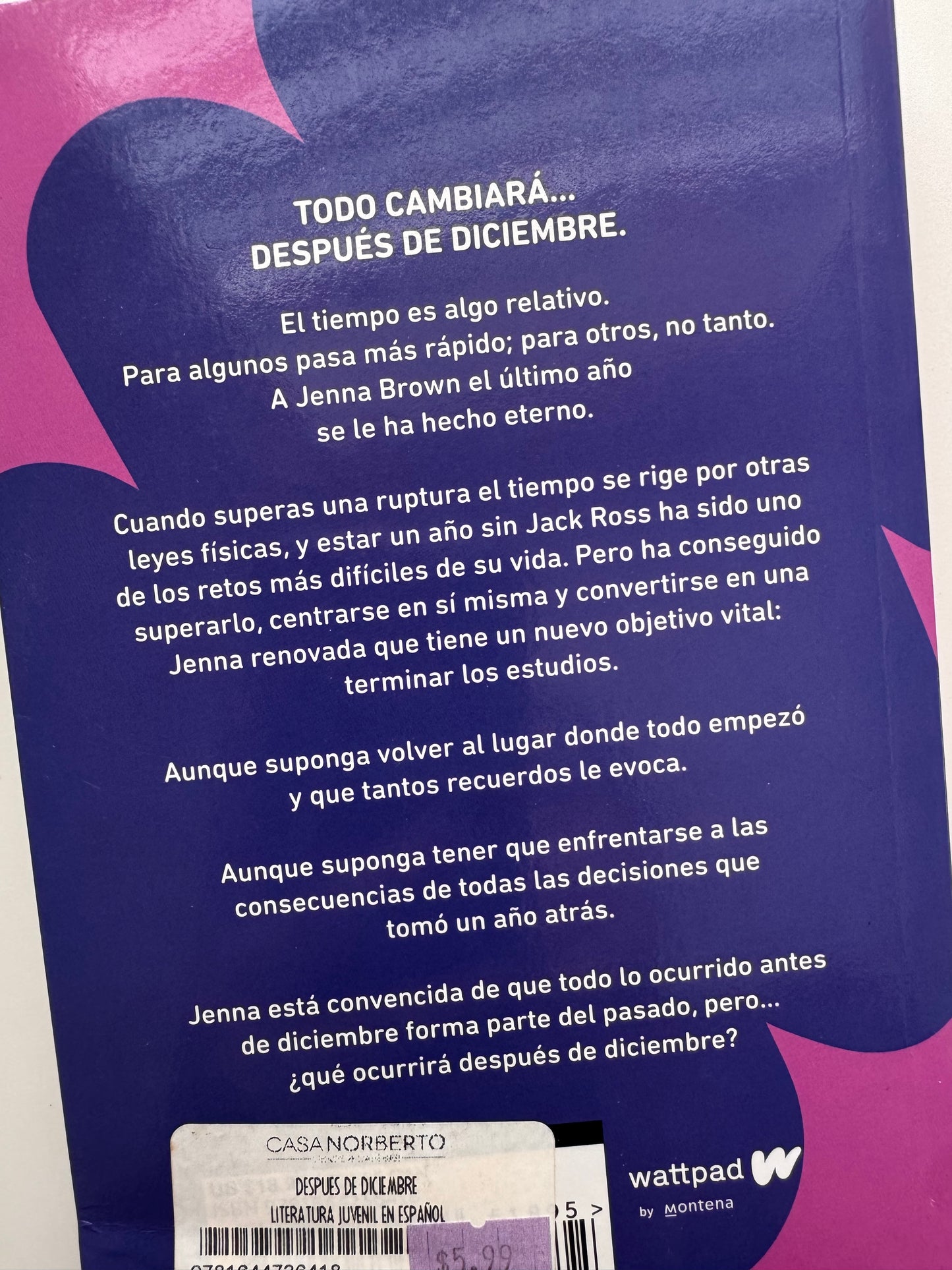 Después de diciembre(meses a tu lado #2) - (libro usado o donado)