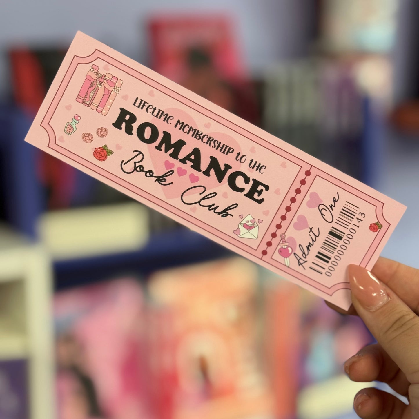 Romance Book club-bookmark