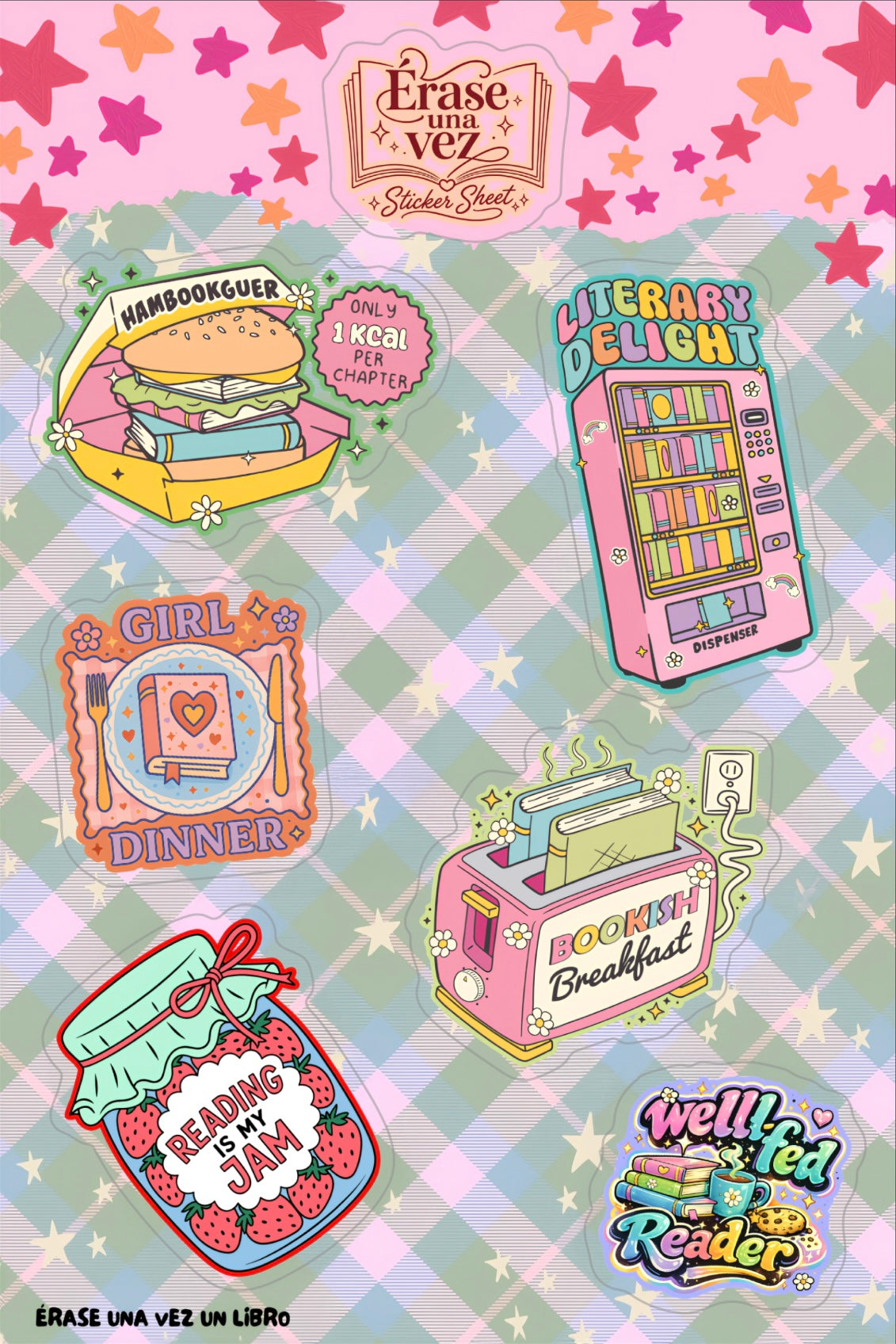 Girl Dinner- Sticker Sheet
