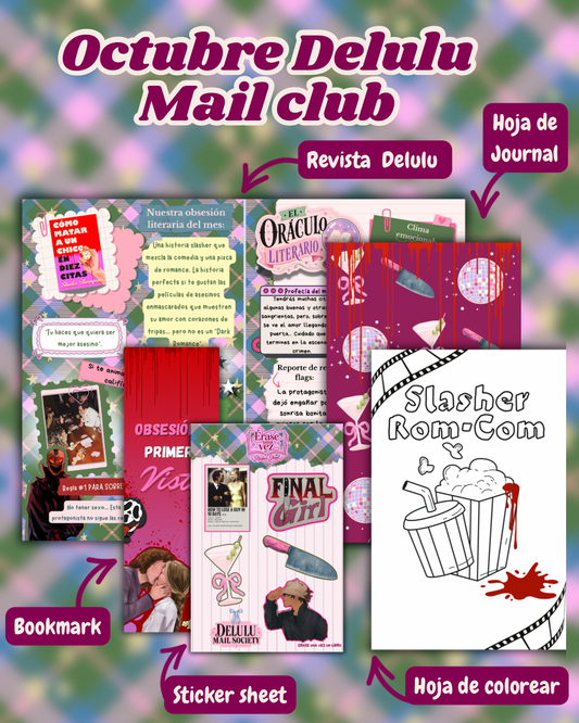 ✨ Delulu Mail Club Society — Edición de octubre sin suscripción