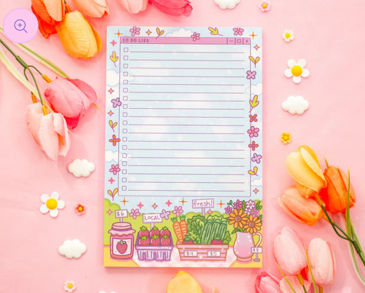 Farmers Market To Do List- Planner Pad