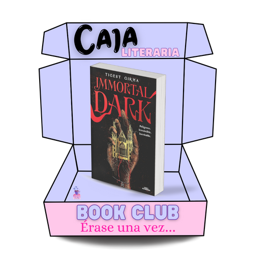 Book Club noviembre “Immortal Dark, español” - Caja literaria (Preventa)