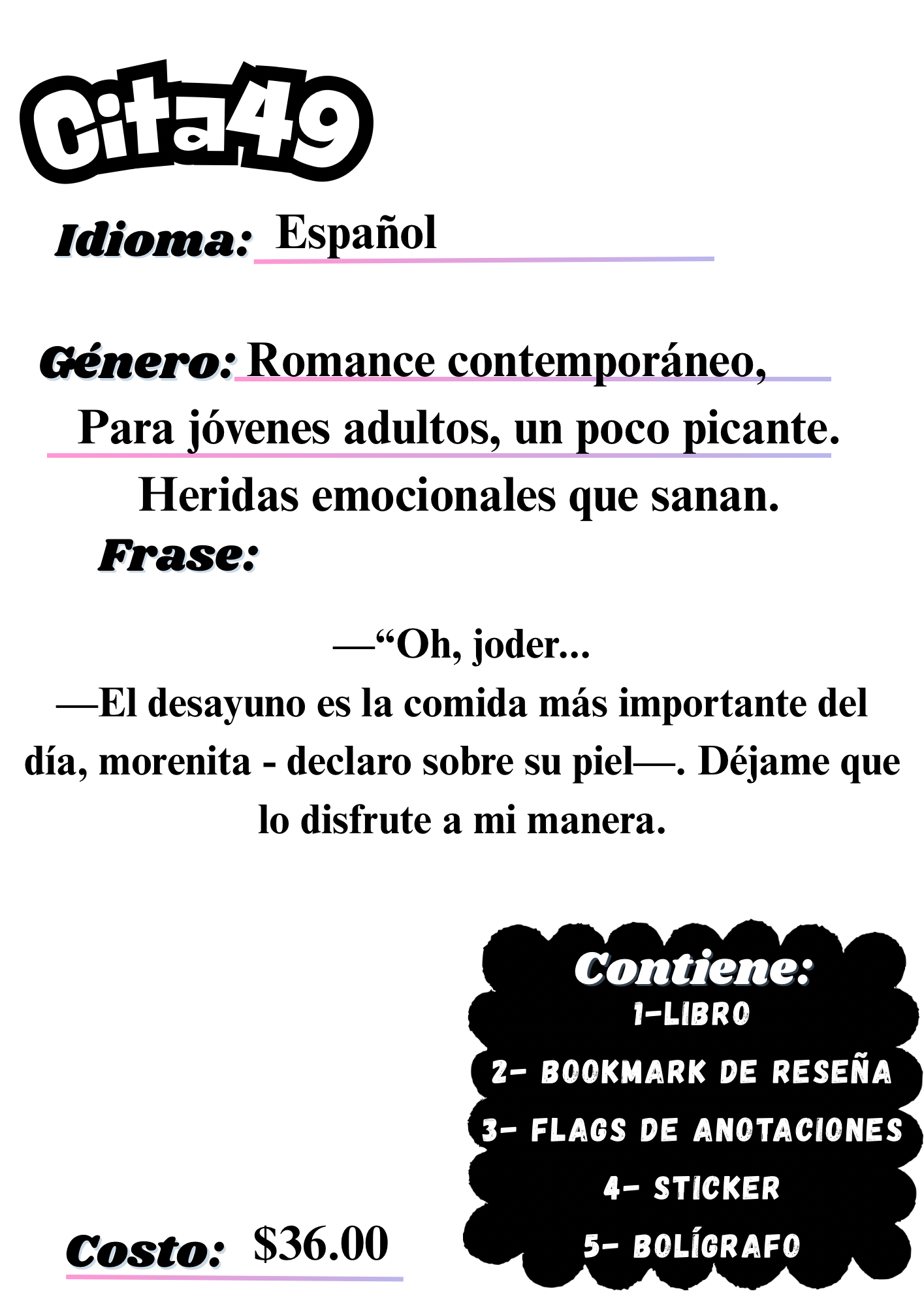 Citas a ciegas literarias