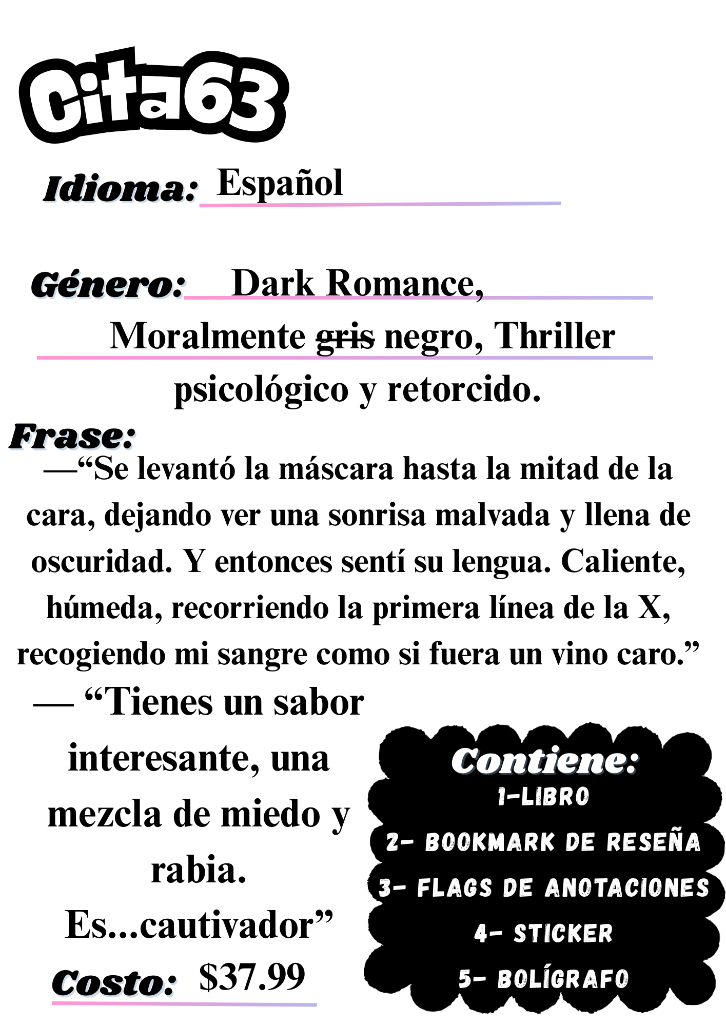 Citas a ciegas literarias