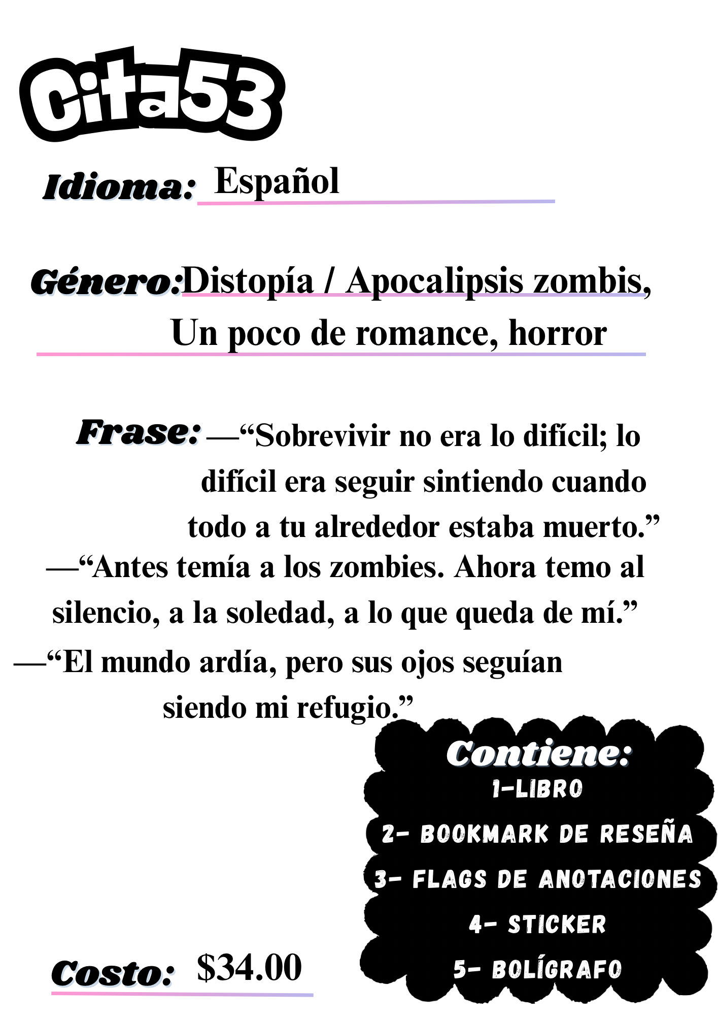 Citas a ciegas literarias