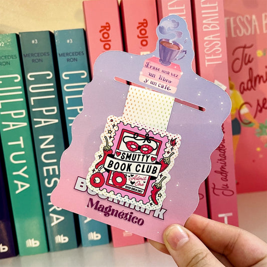 Smutt book Club- Bookmark magnético